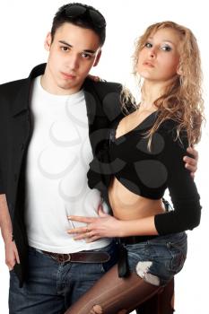 Royalty Free Photo of a Young Couple