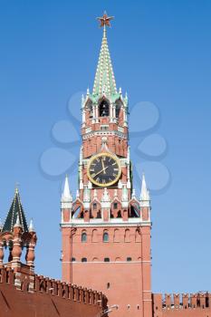 Royalty Free Photo of the Kremlin Tower in Moscow