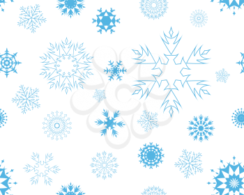 Royalty Free Clipart Image of a Snowflake Background