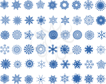 Royalty Free Clipart Image of a Snowflake Background