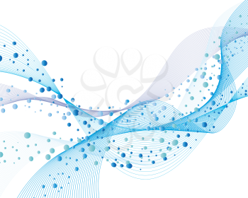 Royalty Free Clipart Image of an Abstract Water Background