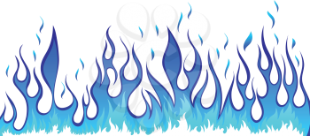 Inferno fire vector background for design use