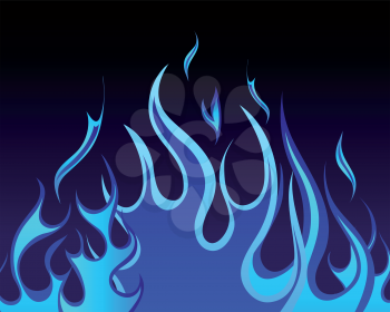 Inferno fire vector background for design use