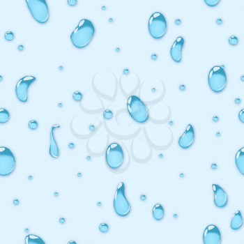 Abstract water vector seamless background with bubbles of air