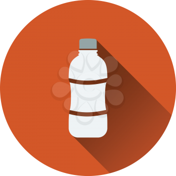 Icon of Water bottle . Flat design. Vector illustration.