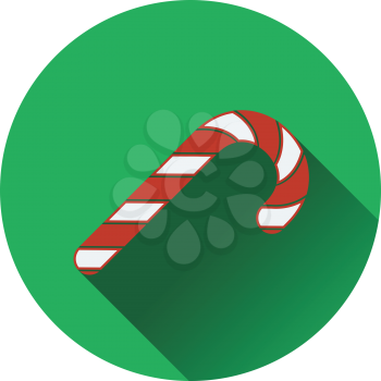 Stick candy icon. Flat design. Vector illustration.