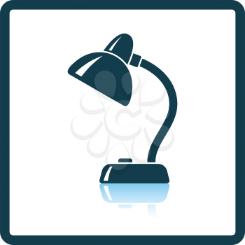 Icon of Lamp . Shadow reflection design. Vector illustration.
