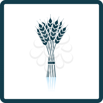 Wheat icon. Shadow reflection design. Vector illustration.