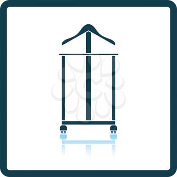 Hanger stand icon. Shadow reflection design. Vector illustration.