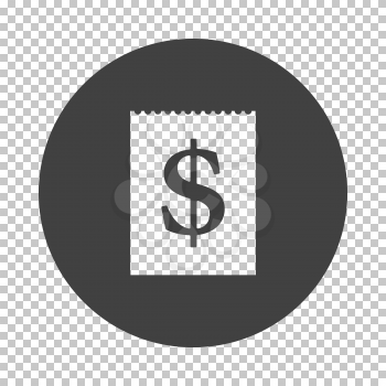 Dollar Calendar Icon. Subtract Stencil Design on Tranparency Grid. Vector Illustration.