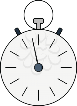 Stopwatch icon. Vector illustration.