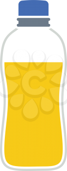 Sport Bottle Of Drink Icon. Flat Color Design. Vector Illustration.