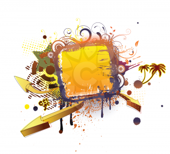 Royalty Free Clipart Image of an Abstract Design