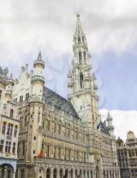 Grand Place and Grote Markt in Brussels, Belgium 