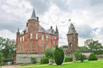 Dutch castle Heeswijk. Netherlands