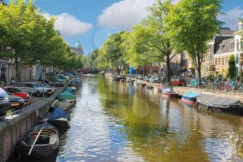 Amsterdam canals. Netherlands