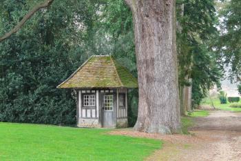 Small house in the park.
