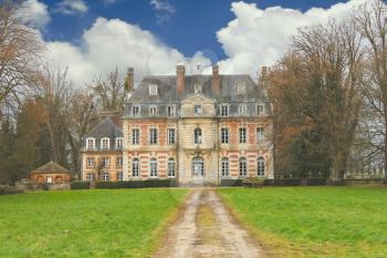 The old mansion in the park. France