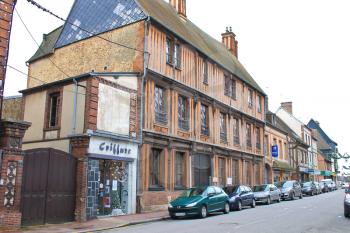 On the streets of Verneuil-sur-Avre. France