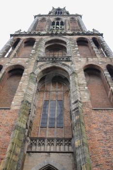 Famous Cathedral Tower in Utrecht, the Netherlands