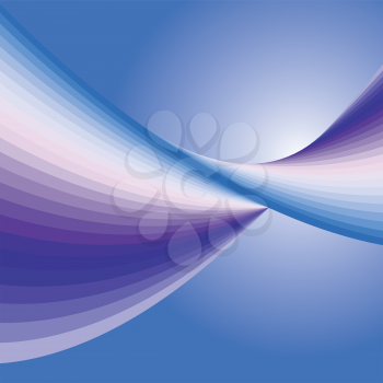 Royalty Free Clipart Image of a Wavy Background 