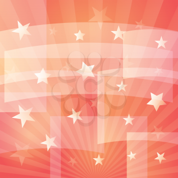 Royalty Free Clipart Image of a Star Background 