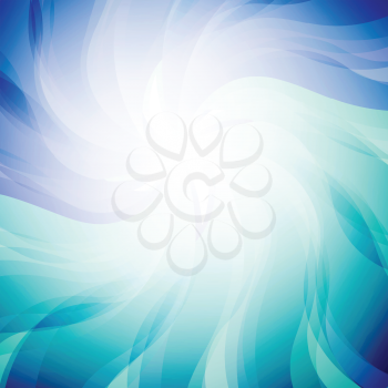 abstract blue shining background vector illustration