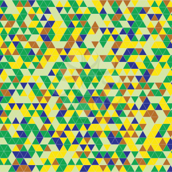 triangles abstract background green yellow vector illustration