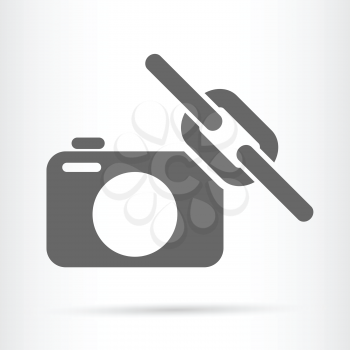 camera link web symbol icon vector illustration