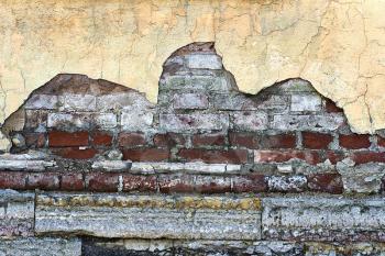 old plaster wall as a grungy background