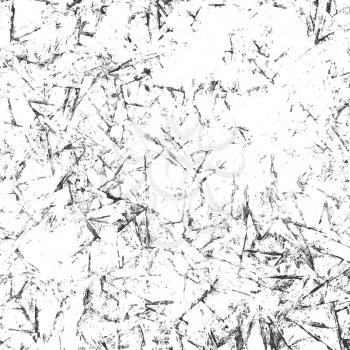 White abstract background with black strokes.