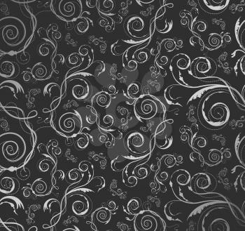 Royalty Free Clipart Image of a Monochromatic Wallpaper