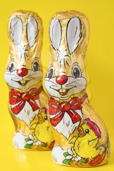 Royalty Free Photo of Chocolate Easter Bunnies