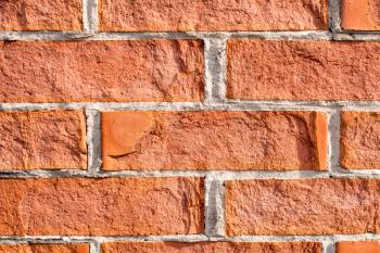 Old red brick wall texture, can be used as a background