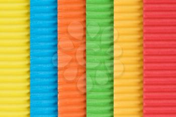 Colored corrugated paper, can be used as background