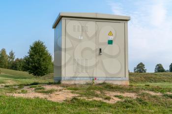 Transformer cabinet, Outdoor electric control box in the park