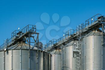 Agricultural Silo - building for storage and drying of grain crops