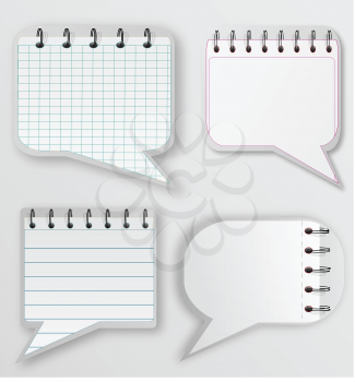 Royalty Free Clipart Image of Notes