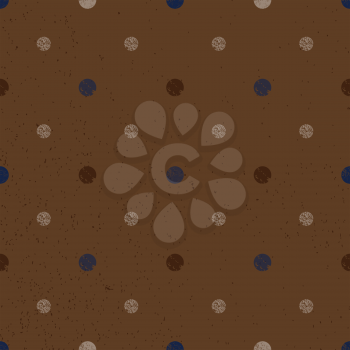 Royalty Free Clipart Image of a Polka Dot Background