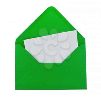 FAQ card in the green envelope