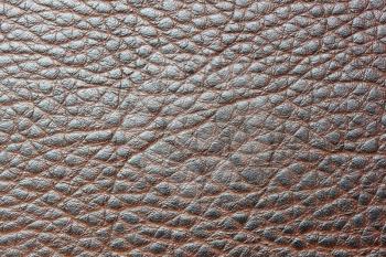 Natural brown leather surface