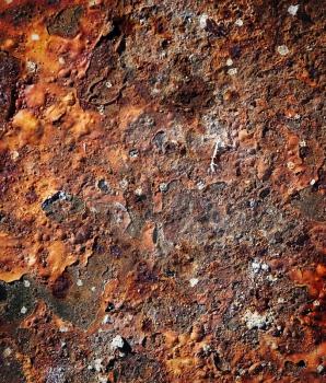Pattern of the rusty metal texture 