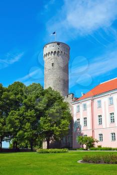 Toompea castle in old Tallinn city in Estonia