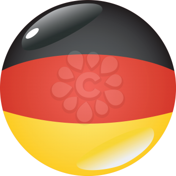 button in colours of Germany
