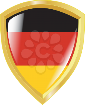 Coat of arms in national colours of Germany