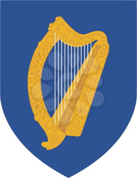 An image of the national coat of arms of Ireland
