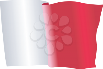 vector illustration of national flag of Malta