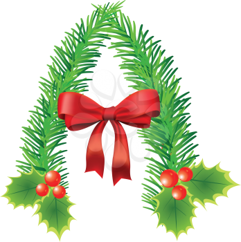 Royalty Free Clipart Image of a Christmas Decoration