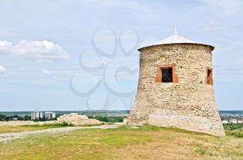 Stone tower citadel Elabuga fort in Tatarstan, Russia. Built no later than the 12th century