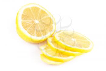 Royalty Free Photo of a Sliced Lemon